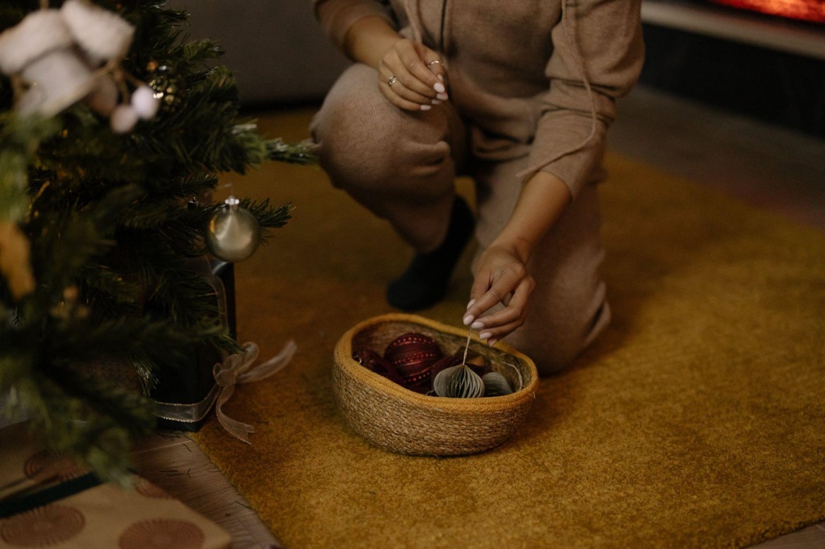 Flocked Artificial Christmas Trees for Healing & Growth